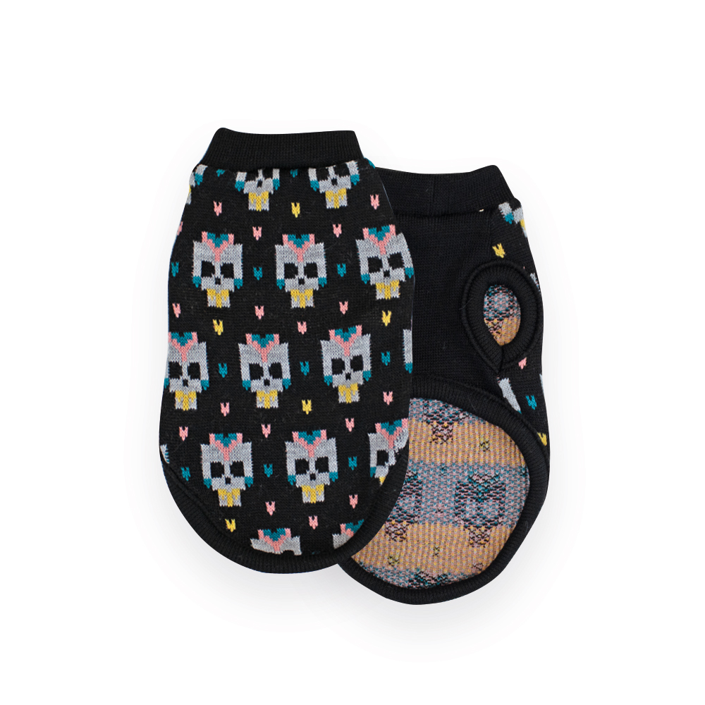 MI&DOG JERSEY PUNTO ESTAMPADO SKULLS(T.30)